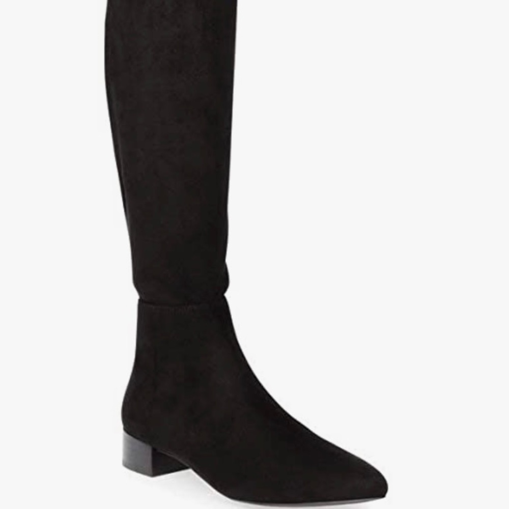 Black thigh boots